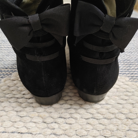 RARE🦄 vintage Versace suede ankle boots 9.5 - Picture 7 of 9